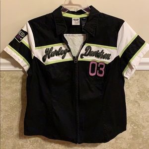 Harley-Davidson Women’s Zip-Front Shirt